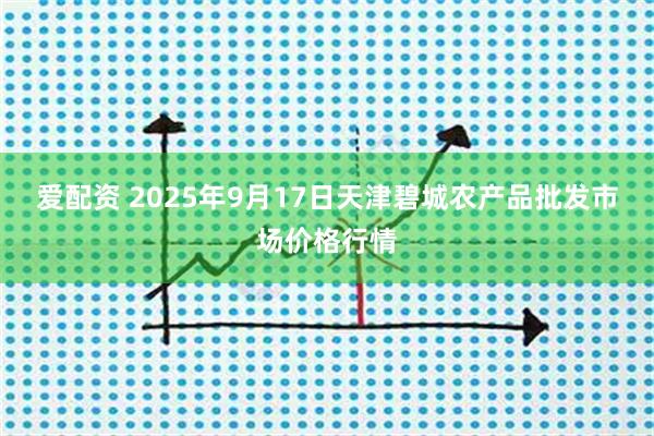 爱配资 2025年9月17日天津碧城农产品批发市场价格行情